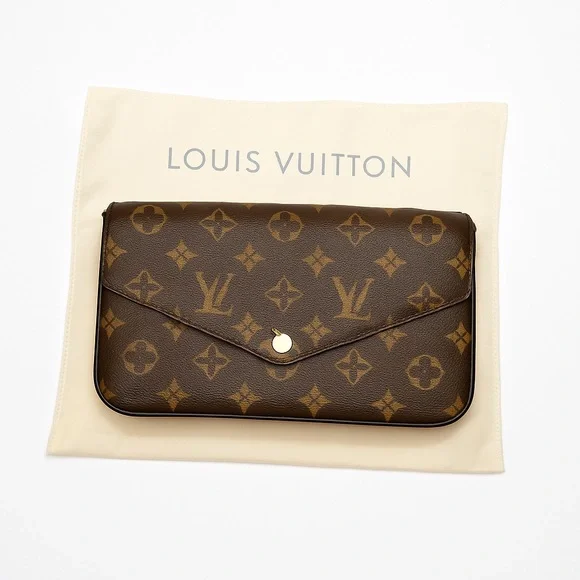 LV Monogram Crossbody Bag with Card Insert and Wallet - Picture 2 of 2